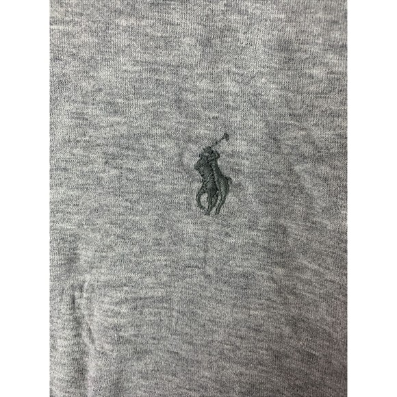 Polo Ralph Lauren Golf Sweater Mens Medium Gray Quarter Zip Logo Preppy Outdoor - Picture 3 of 10